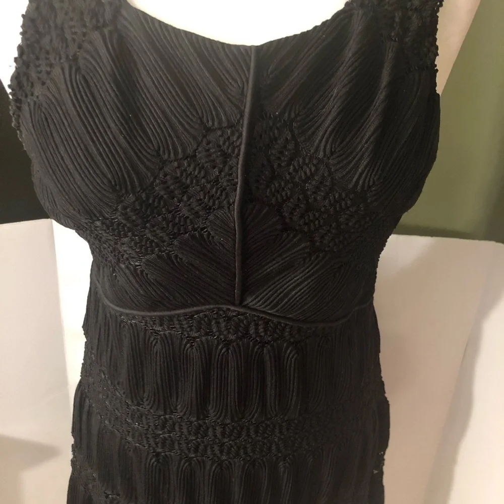 Maurices Black Crochet/Lace Sleeveless Dress Sz S - Picture 3 of 8